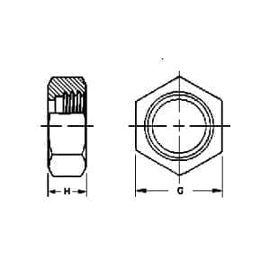 13H 六角螺母 (3A)