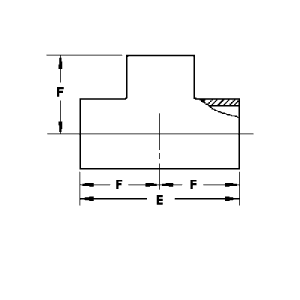 Soldadura a Tope de Ambos Extremos – Te Reductor