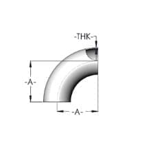 Codo Soldado Corto 90°