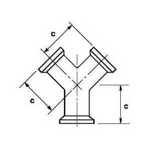 Abrazadera C28B (3A) True Y