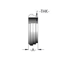 Virola de Soldadura Corta Simple – Un Extremo Simple – Otro Extremo de Soldadura a Tope