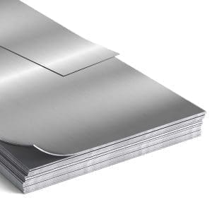 Feuille numéro 4 en acier inoxydable